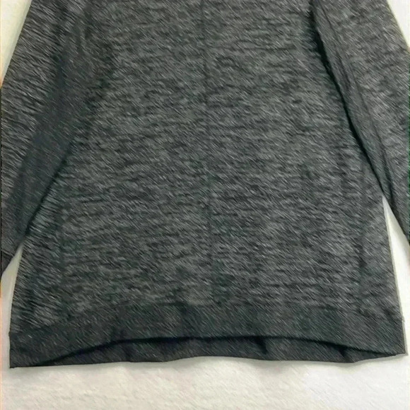 Chico’s Zenergy Pullover Tunic Sweater Size 12/14 (Chico’s 2) Heathered Black - Picture 5 of 11